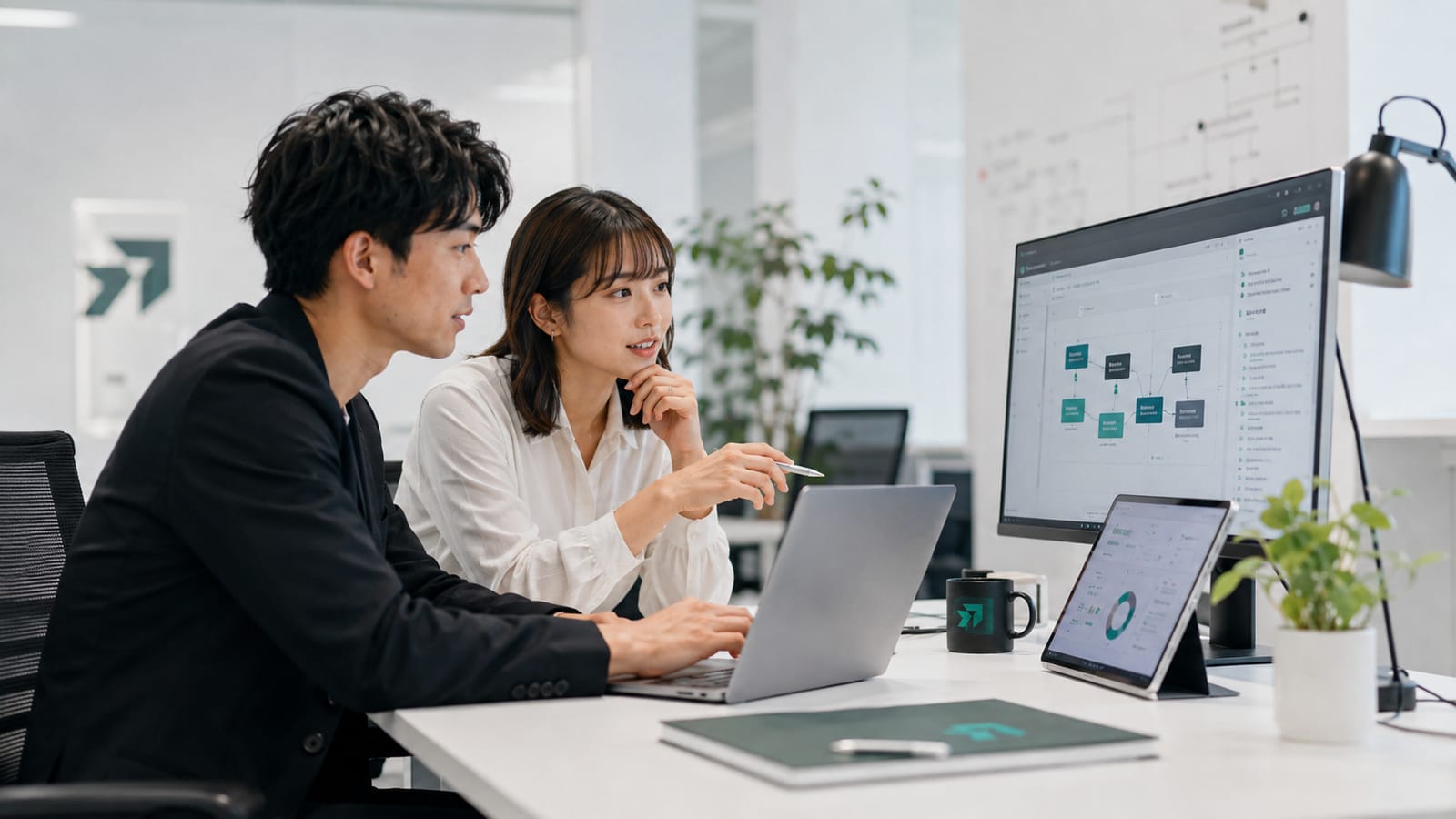 Shift Forward のオフィスで談笑するメンバー